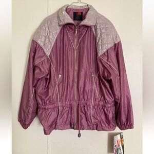 NWT Women's Jacket Pants Set Ski Sz 18-20 Glimmer Shimmer Purple Rose Silver